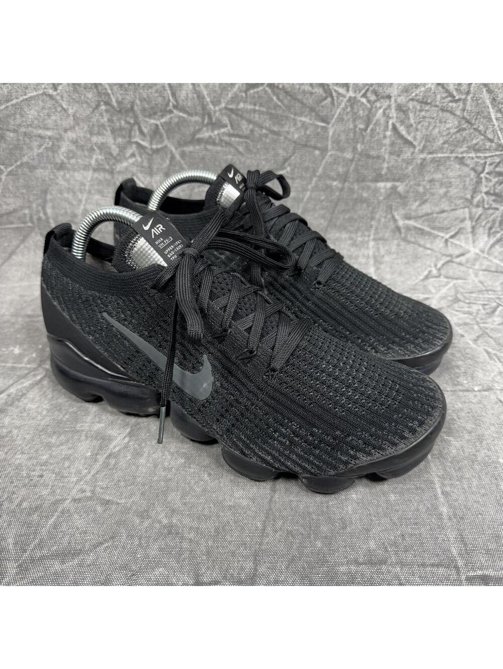 Nike Women's 10 Black VaporMax Flyknit 3 AJ6910-002